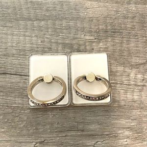 Cell phone ring holder stand